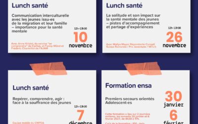 Novembre à janvier Fondation O2 RCJU « Santé Psy Ados Jura ».